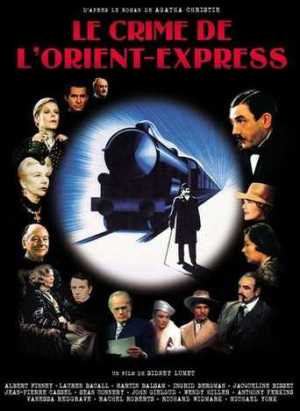 Affiche Crime de l'Orient Express