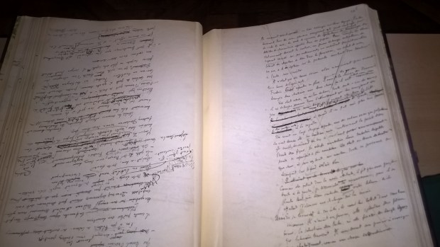 manuscrit de L'éducation sentimentale