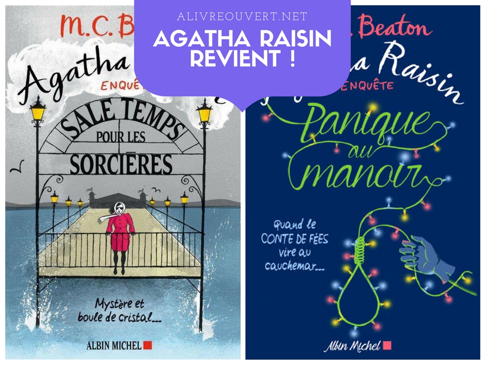 Albin Michel publie 2 nouvelles enquêtes d'Agatha Raisin