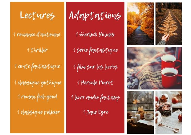 Bingo Lecture d'automne 2020 Alivreouvert.net