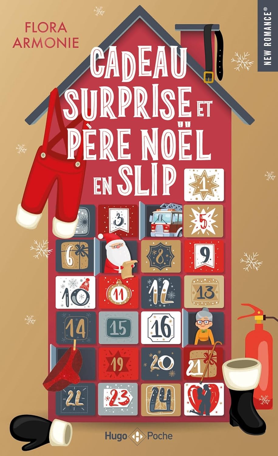 Cadeau surprise et Père Noël en slip